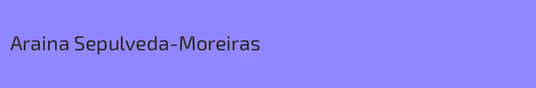 Araina Sepulveda-Moreiras